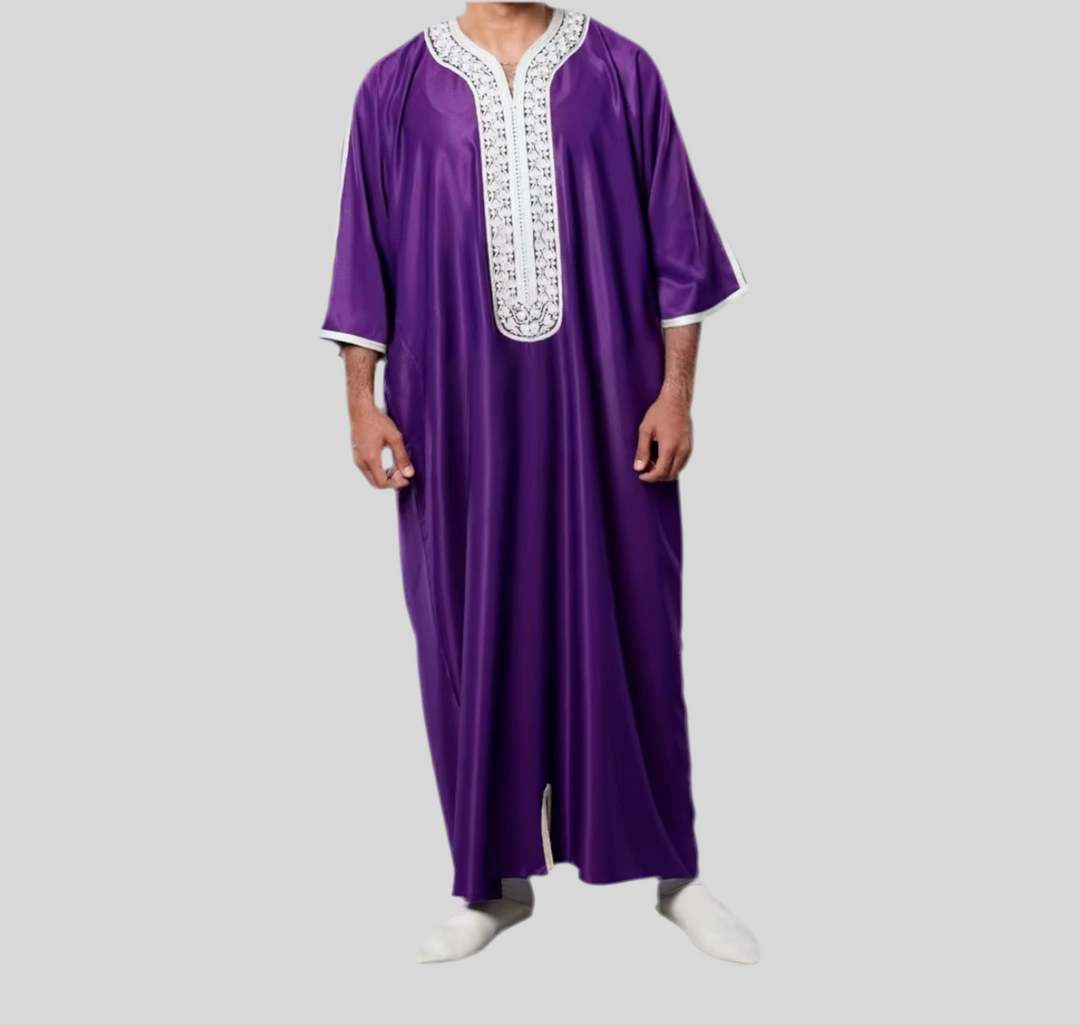 Herren Abaya Lila