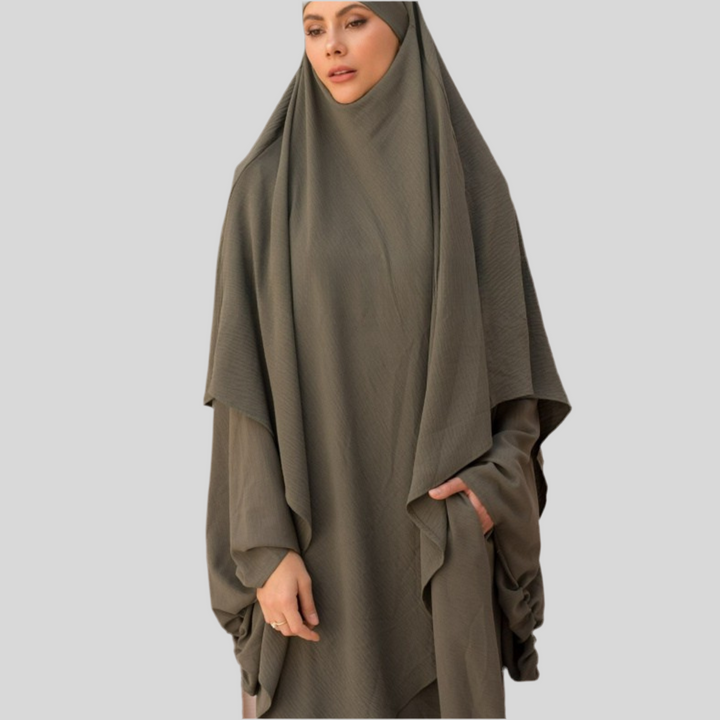 Jilbab Mina Jazz mit passendem Khimar