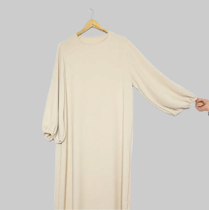 Abaya Malika aus Jazzstoff mit Ballonärmeln