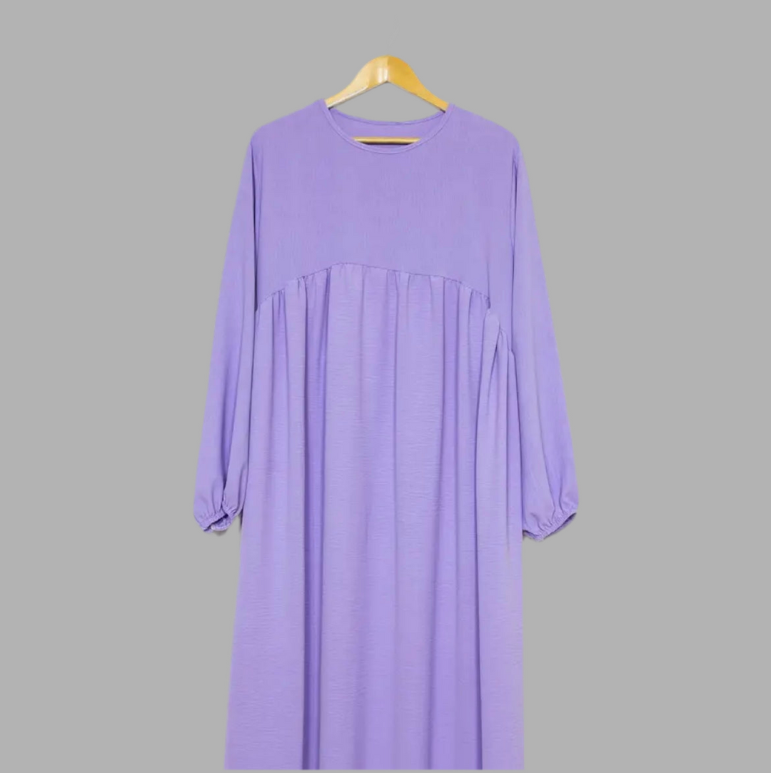Abaya Lina mit Puffärmeln aus Medina-Seide
