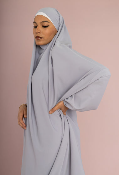 Ensemble jilbab Nadia avec jupe en soie Médina