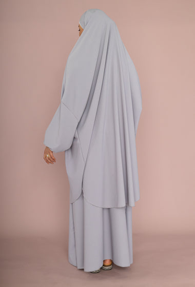 Jilbab set Nadia met Medina zijden rok