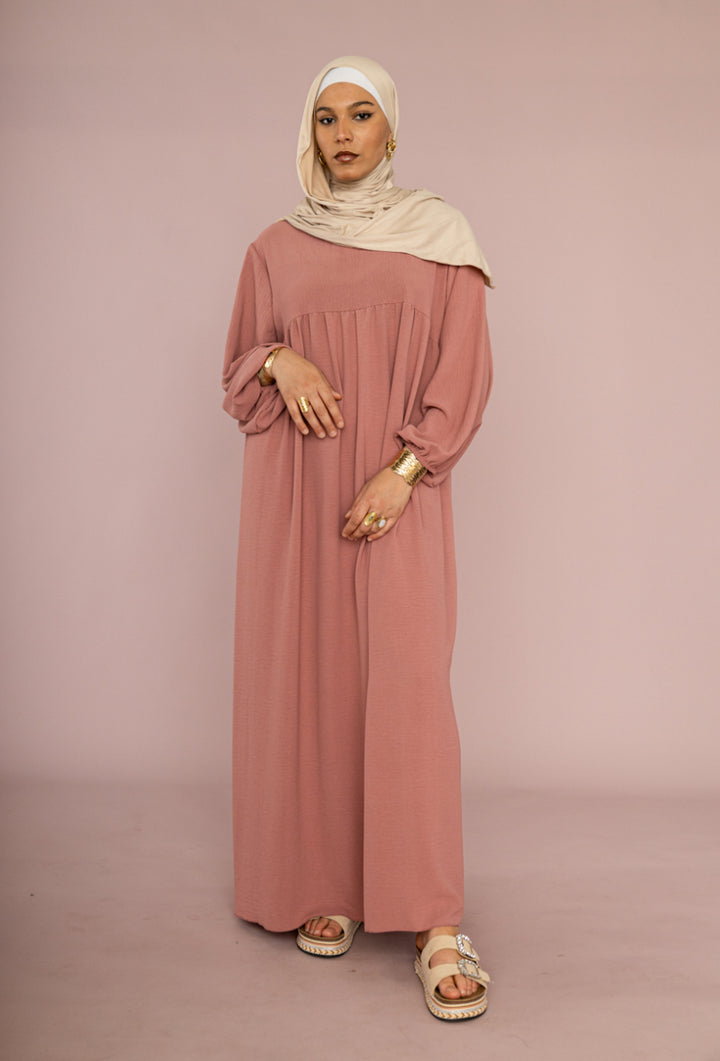 Abaya Lina mit Puffärmeln